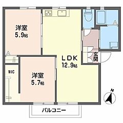 物件の間取り