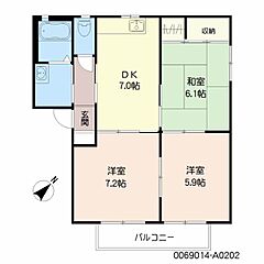 物件の間取り