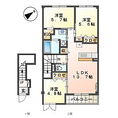 物件の間取り
