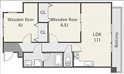 メゾン・ド・エピス 2LDKの間取図画像