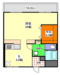 リーデンハイムダイヤ 1SDKの間取図画像