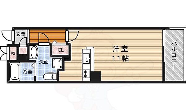 Ritz SQUARE Gran Qbe ｜大阪府池田市新町(賃貸マンション1K・4階・28.03㎡)の写真 その2