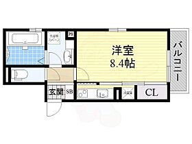 アルページュ  ｜ 大阪府池田市鉢塚２丁目（賃貸アパート1R・3階・25.42㎡） その2