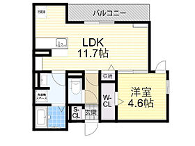 アリビオ蛍池  ｜ 大阪府豊中市螢池北町１丁目6番（賃貸アパート1LDK・3階・40.39㎡） その2