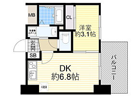 大阪府大阪市淀川区東三国２丁目32番（賃貸マンション1DK・11階・25.53㎡） その2