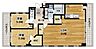 間取り：二方向にバルコニーが付いた開放感あふれるお部屋です！