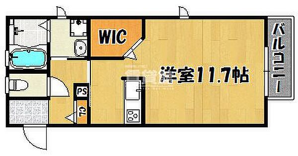 兵庫県明石市西明石北町3丁目(賃貸アパート1R・1階・34.00㎡)の写真 その2