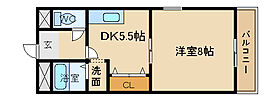 兵庫県姫路市飾磨区上野田6丁目（賃貸マンション1DK・2階・30.96㎡） その2