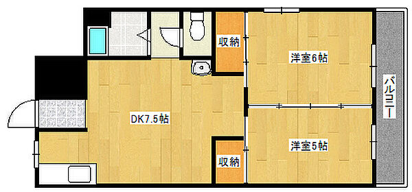 兵庫県神戸市垂水区東舞子町(賃貸マンション2DK・3階・38.00㎡)の写真 その2