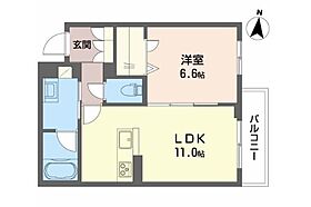 兵庫県小野市中町（賃貸マンション1LDK・2階・44.00㎡） その2