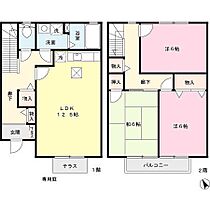 兵庫県姫路市飾磨区中島3丁目（賃貸テラスハウス3LDK・1階・78.52㎡） その2