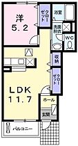 兵庫県三木市志染町広野8丁目（賃貸アパート1LDK・1階・41.53㎡） その2