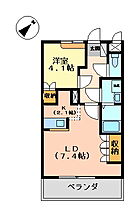 兵庫県姫路市飾磨区中島（賃貸アパート1LDK・2階・36.00㎡） その2