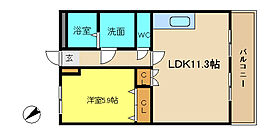 兵庫県姫路市飾磨区下野田4丁目（賃貸マンション1LDK・2階・41.04㎡） その2