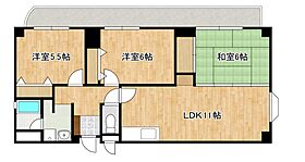 兵庫県神戸市東灘区魚崎中町4丁目（賃貸マンション3LDK・2階・68.00㎡） その2