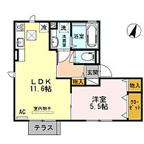 兵庫県神戸市須磨区潮見台町5丁目（賃貸アパート1LDK・2階・43.10㎡） その2