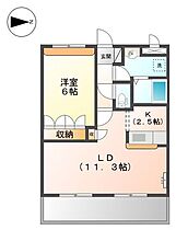 兵庫県姫路市網干区坂出（賃貸アパート1LDK・1階・45.36㎡） その2