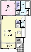 兵庫県相生市汐見台（賃貸アパート1LDK・1階・40.03㎡） その2