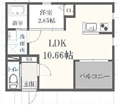 兵庫県姫路市苫編（賃貸アパート1LDK・1階・30.52㎡） その2