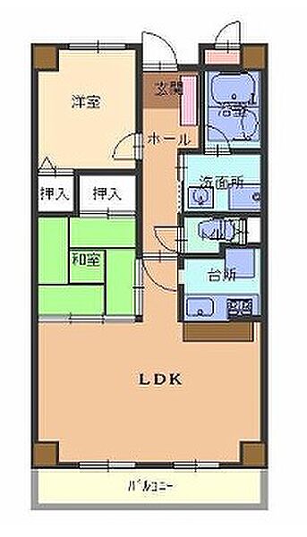 兵庫県加東市社(賃貸マンション2LDK・1階・52.00㎡)の写真 その2