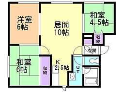 間取図画像 3LDK