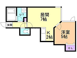間取図画像 1LDK