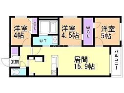 札幌市営東西線 宮の沢駅 徒歩9分 2階/-