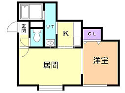間取図画像 1LDK