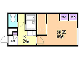 レオパレスロワジール西野A 2階