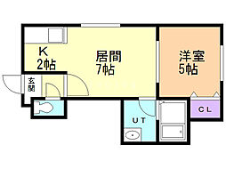 間取図画像 1LDK