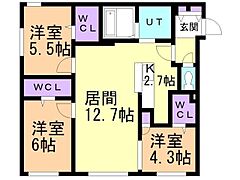 物件の間取り