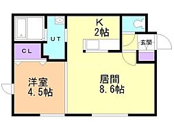 間取図画像 1LDK