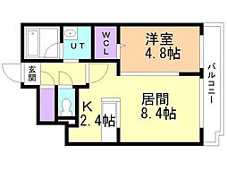 間取図画像 1LDK