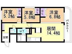 物件の間取り