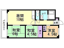 間取図画像 3LDK