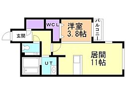 間取図画像 1LDK
