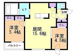 仮）ＧＡー琴似2−7ＭＳ　Ｂ棟 5階/-