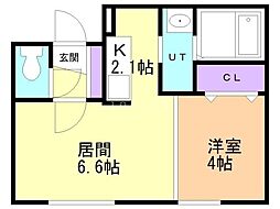 間取図画像 1LDK