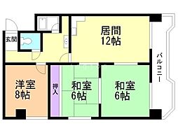 間取図画像 3LDK