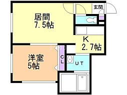 間取図画像 1LDK