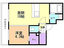 間取図画像 1LDK