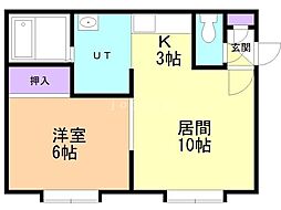 間取図画像 1LDK