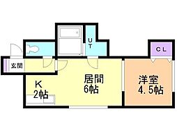 間取図画像 1LDK