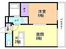 間取図画像 1LDK