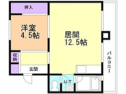 間取図画像 1LDK