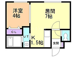 間取図画像 1LDK