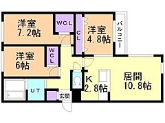 物件の間取り