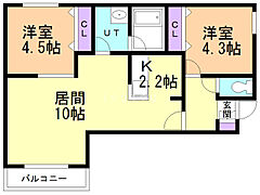 物件の間取り