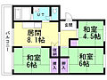 アルファスクエア山の手1号棟4階4.0万円