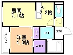 物件の間取り